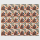 Orangutan Cadeaupapier (Vlak)