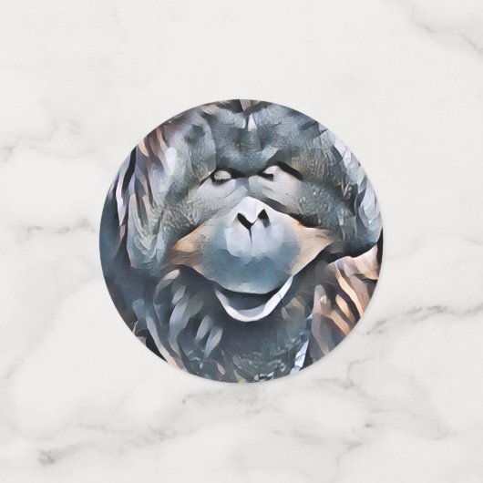 ORANGUTAN CONFETTI (Kleine voorkant)