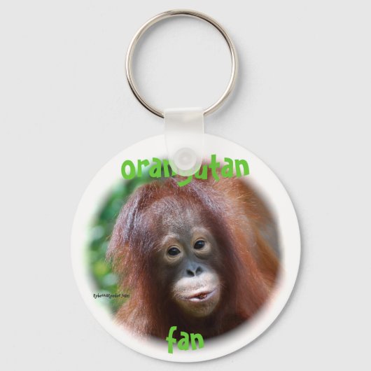 Orangutan Fan Sleutelhanger (Voorkant)