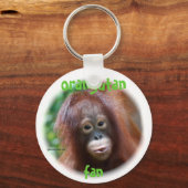 Orangutan Fan Sleutelhanger (Voorkant)