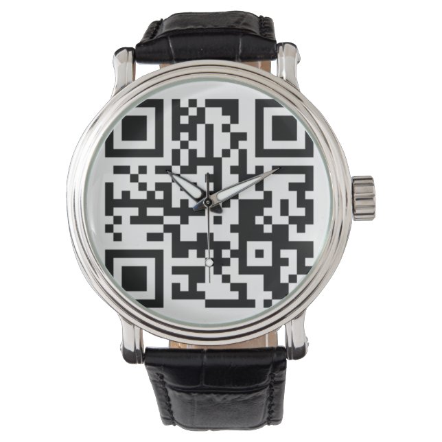 Orangutan Foundation QR-code Horloge (Voorkant)