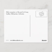 Orangutan Huid en Seek Briefkaart (Achterkant)