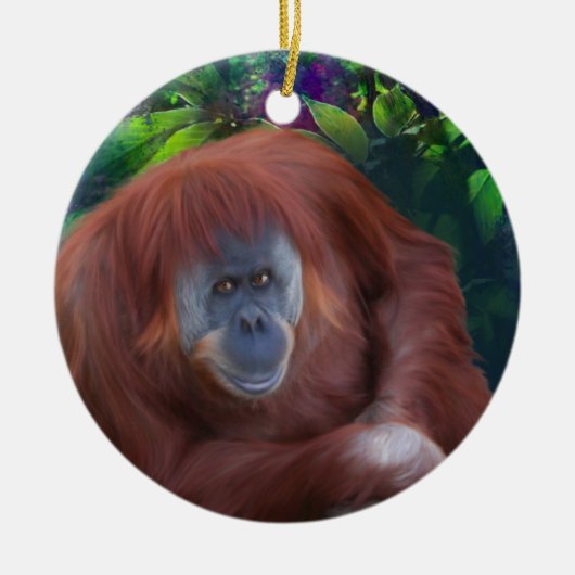 Orangutan Keramisch Ornament (Voorkant)