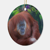 Orangutan Keramisch Ornament (Links)