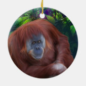Orangutan Keramisch Ornament (Achterkant)