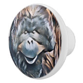 ORANGUTAN KERAMISCHE KNOP (Rechts)