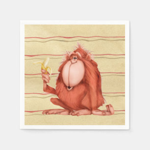 Orangutan - Napkins Servetten