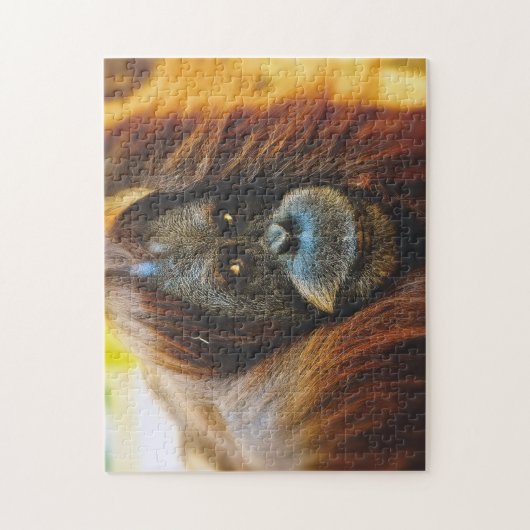 Orangutan Portrait, Jigsaw Puzzle (Vertical)