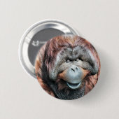 ORANGUTAN RONDE BUTTON 5,7 CM (Voorkant /achterkant)