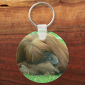 Orangutan Snoozing Sleutelhanger (Voorkant)