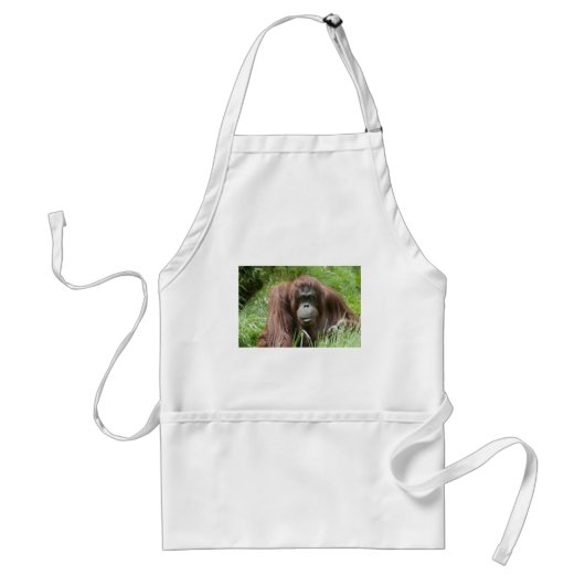 Orangutan Standaard Schort (Voorkant)