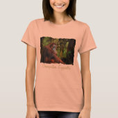 Orangutan Supporter Red Ape Wildlife Art Shirt (Voorkant)