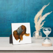 Orangutan Tabletop Plaque met Easel Fotoplaat (Insitu)