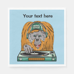 Orangutan Vinyl Record Servet
