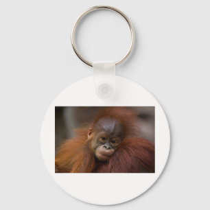 Orangutang baby sleutelhanger