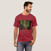 Orangutans en danger Primate Wildlife Art T-Shirt (Devant entier)