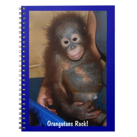 Orangutans Rock Notitieboek (Voorkant)