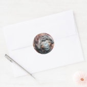 ORANGUTANS RONDE STICKER (Envelop)