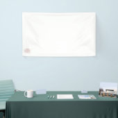 Orangy Red decorative Design Vinyl Banner (Beurs)