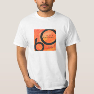 Oranje 60 decennium van de geboorte t-shirt