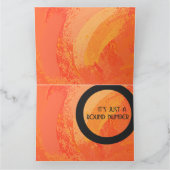 Oranje 80 decennium van de geboorte kaart (Binnen)