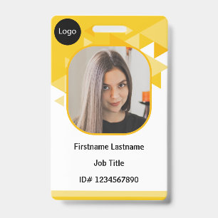 oranje Aangepaste Werknemer, Gepersonaliseerde eig Badge