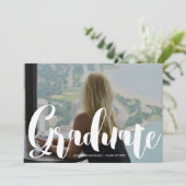 Oranje aankondiging van de minimalistische fotogra (Staand voorkant)