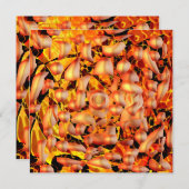 Oranje Abstract (Voorkant / Achterkant)