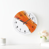 Oranje Abstract kunstschilder Grote Klok (Huis)