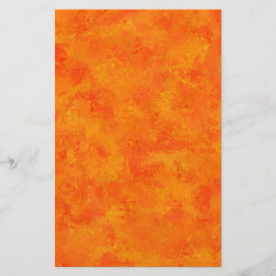 Oranje Abstract patroon Briefpapier