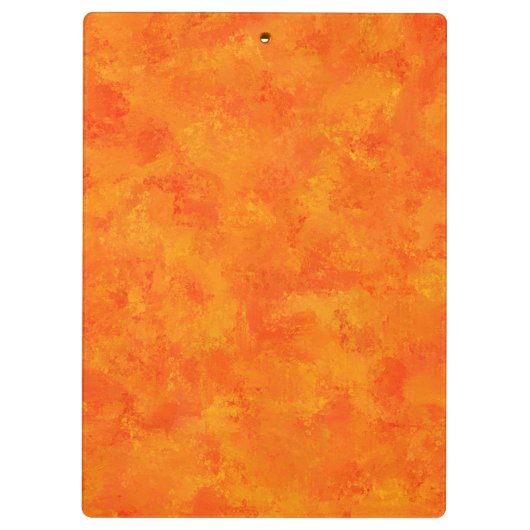 Oranje Abstract patroon Klembord (Achterkant)