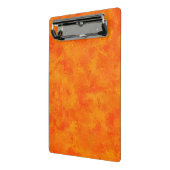 Oranje Abstract patroon Mini Klembord (Angled2)