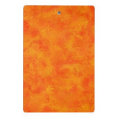 Oranje Abstract patroon Mini Klembord (Achterkant)