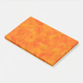 Oranje Abstract patroon Post-it® Notes (Schuin)
