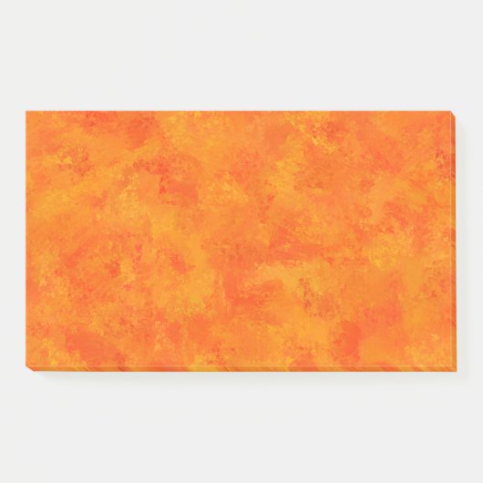 Oranje Abstract patroon Post-it® Notes (Voorkant)