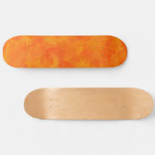 Oranje Abstract patroon Skateboard (Horizontaal)