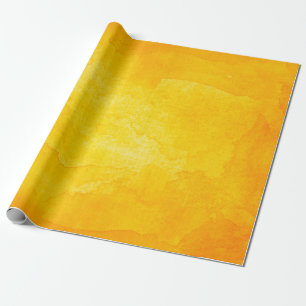 Oranje abstracte waterverf macro textuur backgroun cadeaupapier
