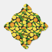 Oranje achtergrond bedankdoosjes (Uitgevouwen)