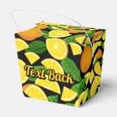 Oranje achtergrond bedankdoosjes (Achterkant)