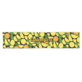 Oranje achtergrond korte tafelloper (Horizontaal)