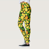 Oranje achtergrond leggings (Links)