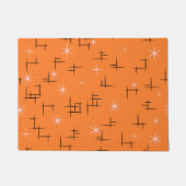 Oranje Achtergrondpatroon Deurmat (Voorkant)
