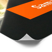 Oranje Afstuderen het Moderne Poster van de Foto v (Hoek)