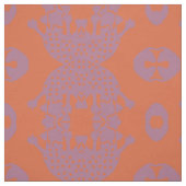 Oranje Amoba Monster Fabric Stof (Swatch)