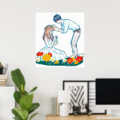 Oranje Anime Naho Kakeru Love Poster (Thuiskantoor)