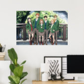 Oranje Anime Poster (Thuiskantoor)