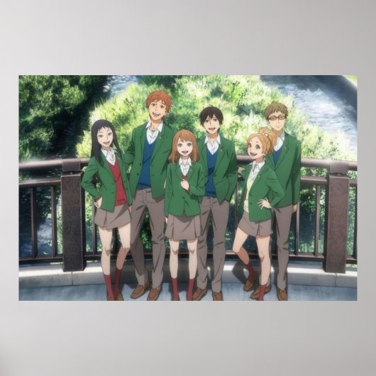 Oranje Anime Poster (Voorkant)