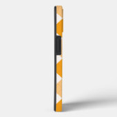Oranje Argyle Case-Mate iPhone Case (Achterkant / Rechts)