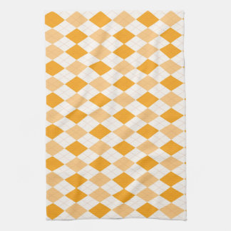 Oranje Argyle Theedoek