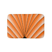 Oranje Art Deco Design Badmat (Voorkant)